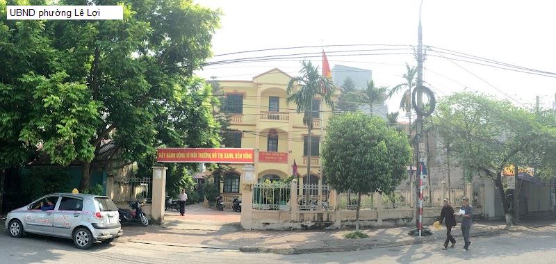 UBND phường Lê Lợi