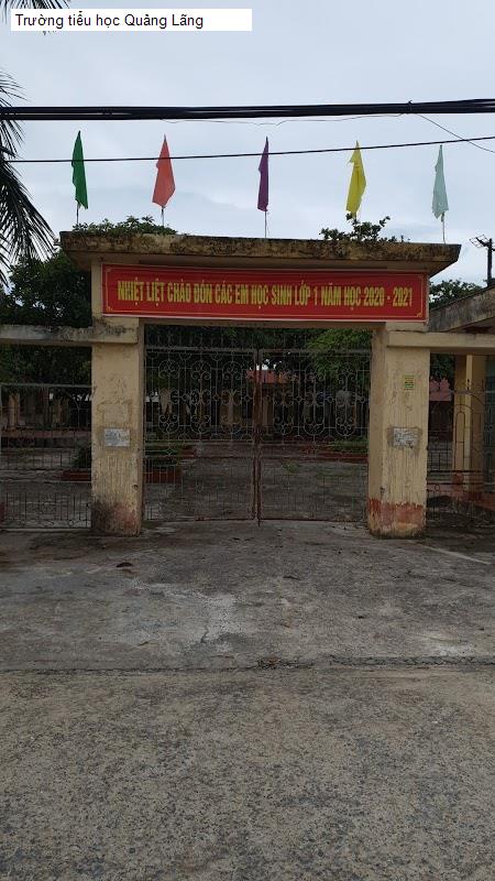 Trường tiểu học Quảng Lãng