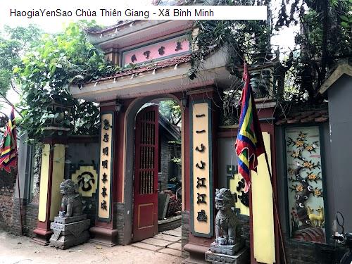 Hình ảnh Chùa Thiên Giang - Xã Bình Minh